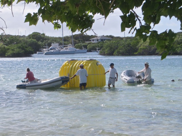 Arrival in front of the building lot. 