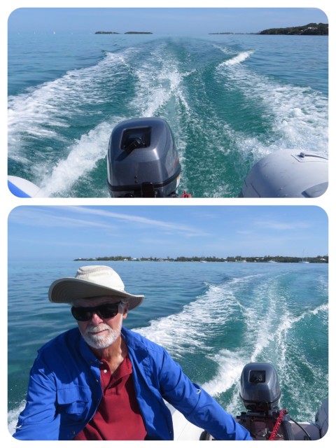 Al and his new dinghy engine