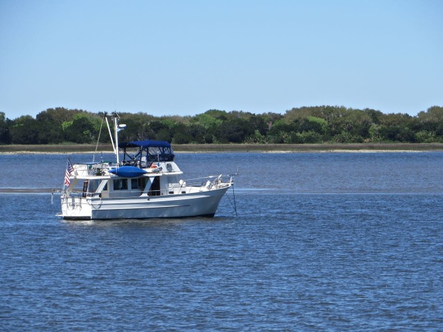 Kindred Spirit at anchor off Cumberland Island