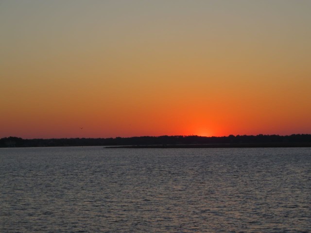 Another morning wake up call with the red glow in the east.