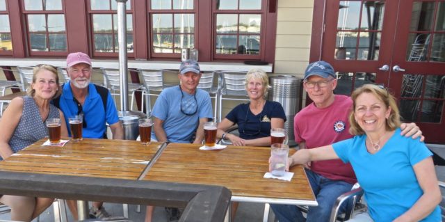 After ice cream, we had beers at Eastport Yacht Club. Beer and ice cream - what could be better? 