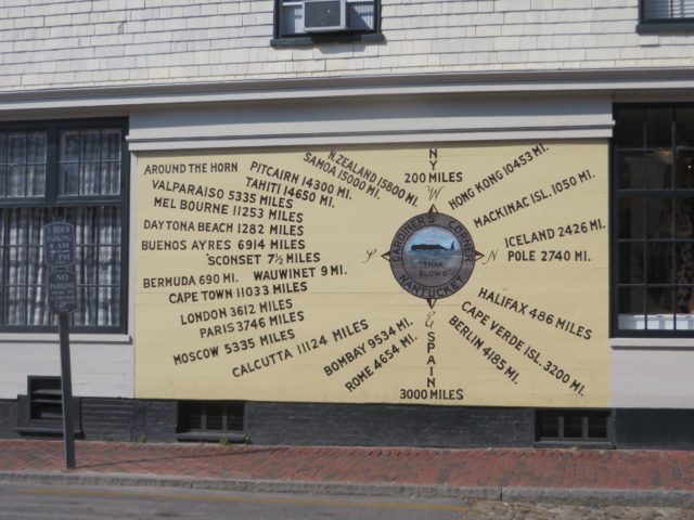 Nantucket, seen as the center of the world.