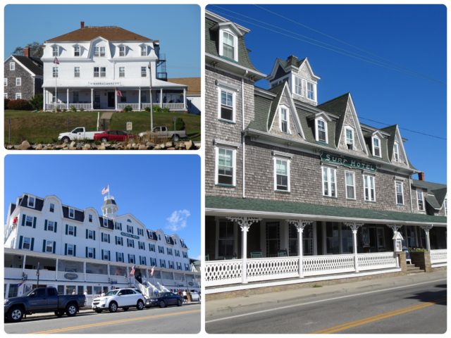 Three Block hotels - The Narragansett, the Surf Hotel, and The National.