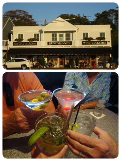 Fancy drinks at the Olympia Tea Room! 